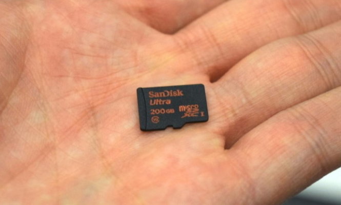 SanDisk ra mắt thẻ nhớ microSD 200GB